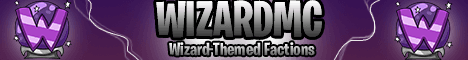 WizardMC Minecraft server banner