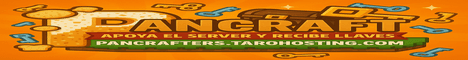 Pancraft Minecraft server banner