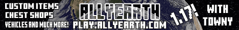 AllyEarth Minecraft server banner