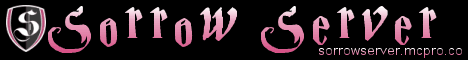Sorrow Server Minecraft server banner