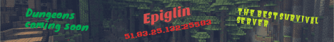 Epiglin Minecraft server banner