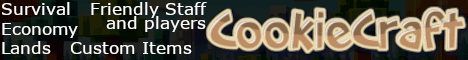 CookieCraft SMP Minecraft server banner