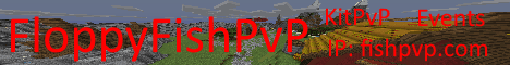 FloppyFishPvP Minecraft server banner