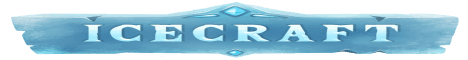 IceCraft Minecraft server banner