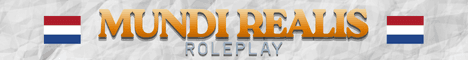 Mundi Realis Minecraft server banner