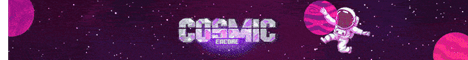 Cosmic Encore Minecraft server banner