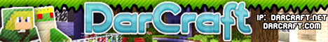 Darcraft PvP Minecraft server banner