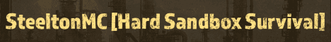 SteeltonMC Minecraft server banner
