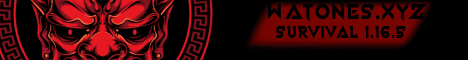 Watones Minecraft server banner