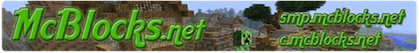 McBlocks Server Minecraft server banner