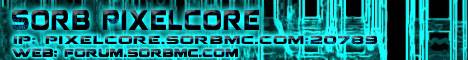 Sorb Pixelcore Minecraft server banner