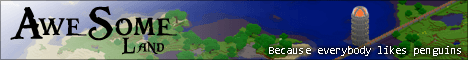 awesomeland Minecraft server banner