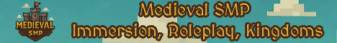 Medieval SMP | Immersion, Roleplay, Kingdoms Minecraft server banner
