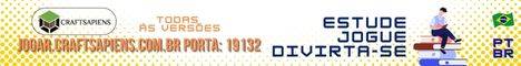 CraftSapiens Minecraft server banner
