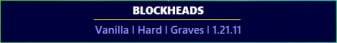 Blockheads Minecraft server banner