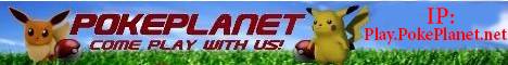 Poke Planet Pixelmon Minecraft server banner