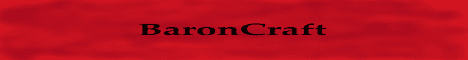 BaronCraft Minecraft server banner