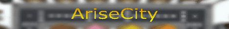 AriseCity Minecraft server banner