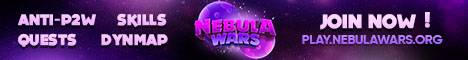 Nebula Wars Minecraft server banner