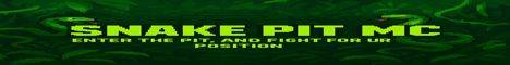 SnakePit Mc Minecraft server banner