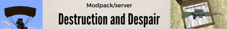 Destruction and Despair Minecraft server banner