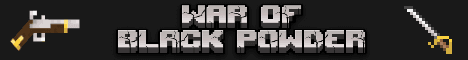 War Of Black Powder Minecraft server banner