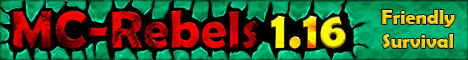 MC-Rebels Minecraft server banner