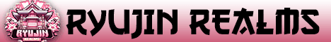 Ryujin Realms SMP Minecraft server banner