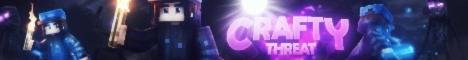 Crafty Threat Minecraft server banner