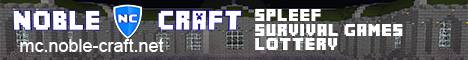 NobleCraft Minecraft server banner