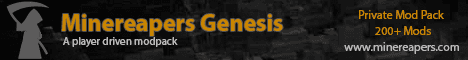Minereapers Genesis Minecraft server banner