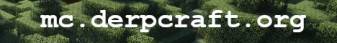 Derpcraft SMP Minecraft server banner