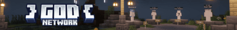 God Network Minecraft server banner