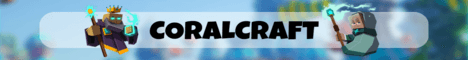 CoralCraft Minecraft server banner