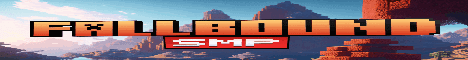 FallBound SMP Minecraft server banner