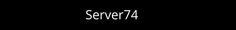 Server74 Minecraft server banner
