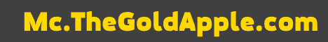 TheGoldApple Minecraft server banner