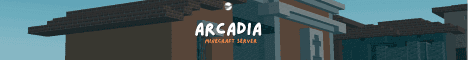 Arcadia Minecraft server banner