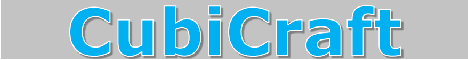 CubiCraft Minecraft server banner