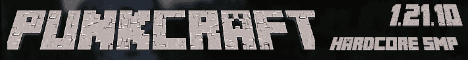 punkcraft Minecraft server banner