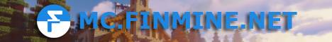 Finmine Minecraft server banner