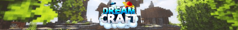DreamCraft Minecraft server banner