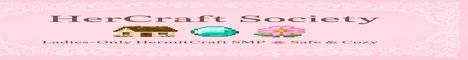 HerCraft Society Minecraft server banner