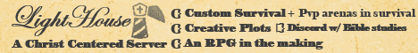 Lighthouse Minecraft server banner