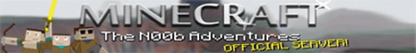 Noob Adventures Minecraft server banner