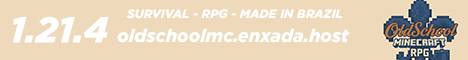 OldSchoolMC Minecraft server banner
