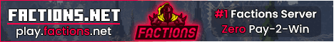 Factions.net Minecraft server banner