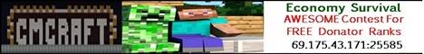 cmcraft Minecraft server banner