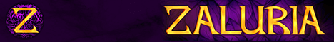 zaluria Minecraft server banner