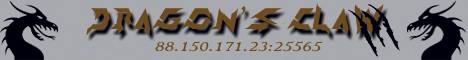 Dragons Claw Factions Minecraft server banner